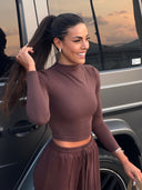 Mode Long Sleeve Crop
