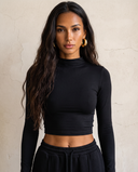 Mode Long Sleeve Crop
