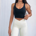 Luxe V-cut Leggings - (Final Sale)