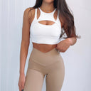 Luxe V-cut Leggings - (Final Sale)