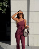 Lune One-shoulder Twist Top