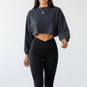 Oversized Bloom Crop