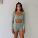 Elevate Long Sleeve Crop (Final Sale)