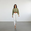 Oversized Bloom Crop