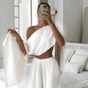 Linen Air Boho Top