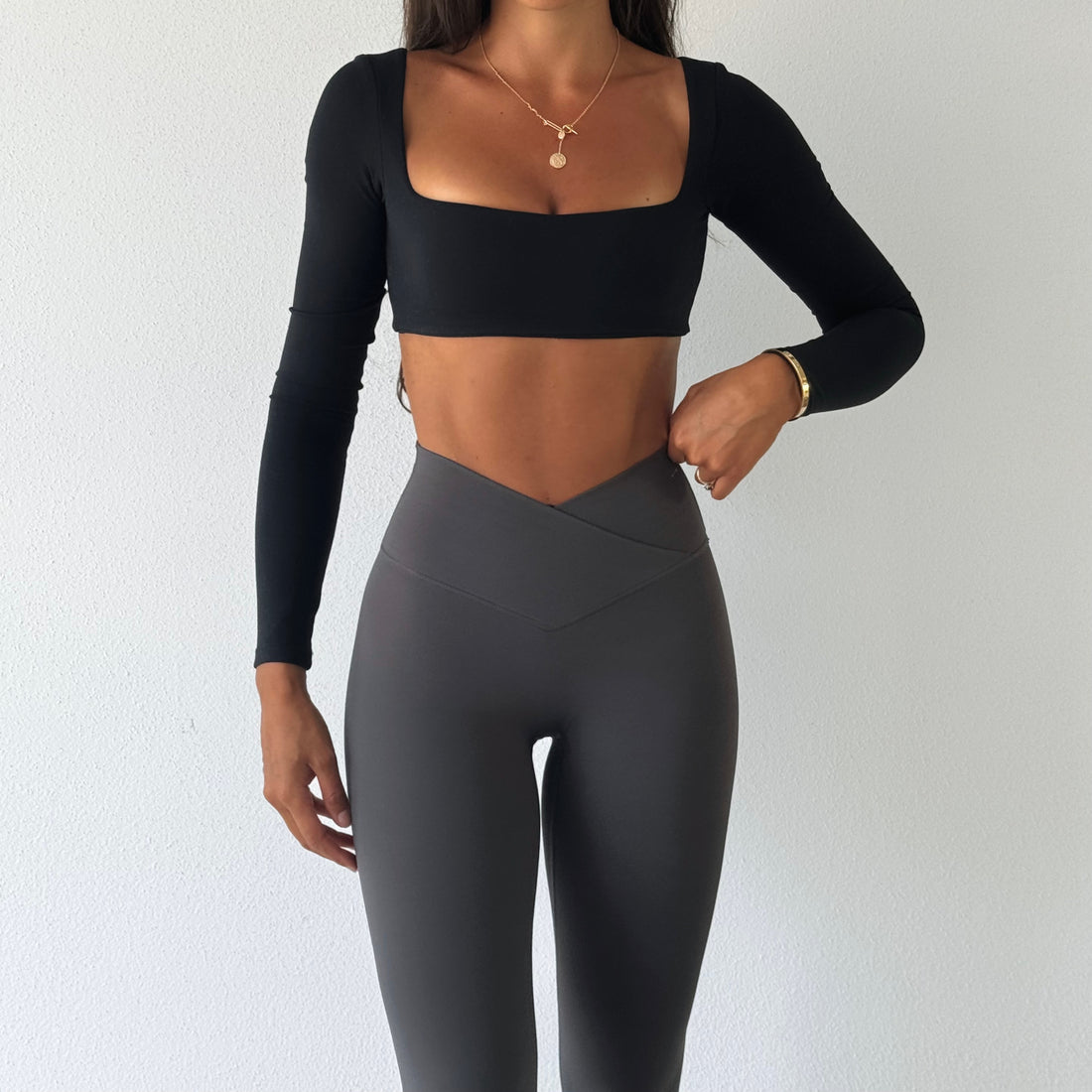 Luxe Bare V-cut Leggings