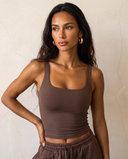 Mode Square-neck Top