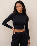 Mode Long Sleeve Crop