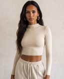 Mode Long Sleeve Crop
