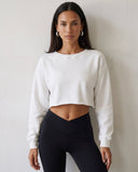Nora Cropped Sweat (Final Sale Non-Returnable)
