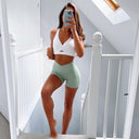 Luxe Bare V-cut Shorts (Final Sale Non-Returnable)